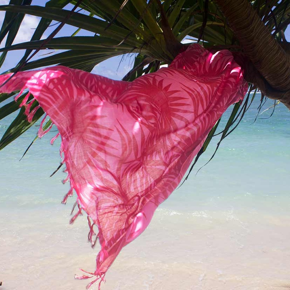 ✔Pink Palms Sarong, Pareo